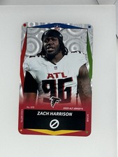 2025 NFL UNO Elite Alt Jersey 070 Zach Harrison WILD Card Hypnotic Foil