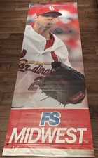 Chris Carpenter St. Louis Cardinals Game Used Fox Sports Midwest Street Banner