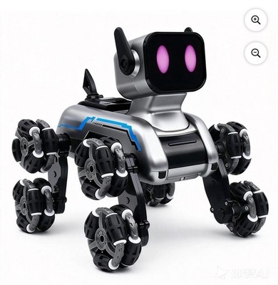 Eight-Wheeled Gesture Sensing Remote Control Robot Dog