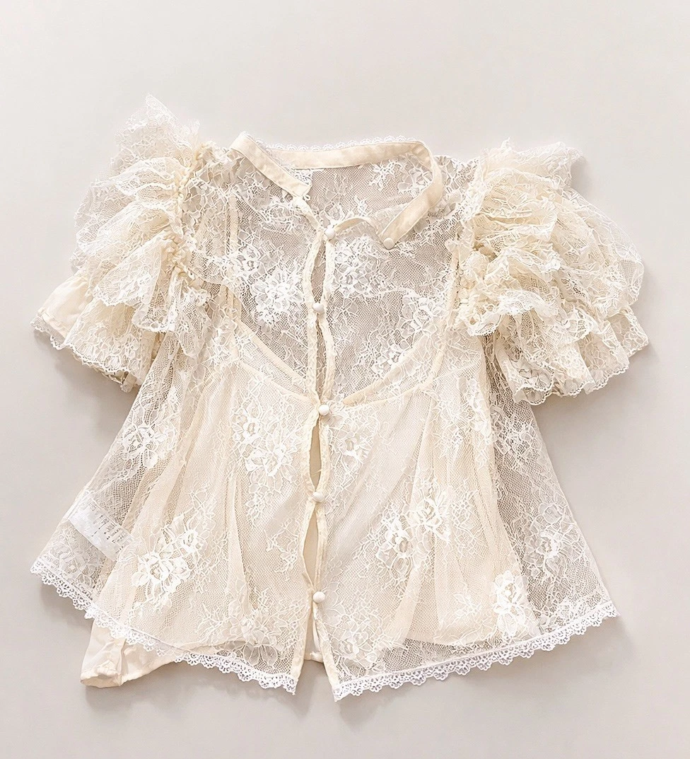 Women's Lace Puff Sleeve Tops for sale | eBay