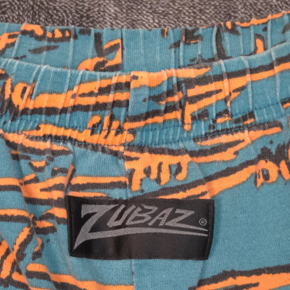 Bermudas de colección Zubaz Miami Dolphins para hombre medianas algodón verde azulado años 90 NFL Foto 3 de 4