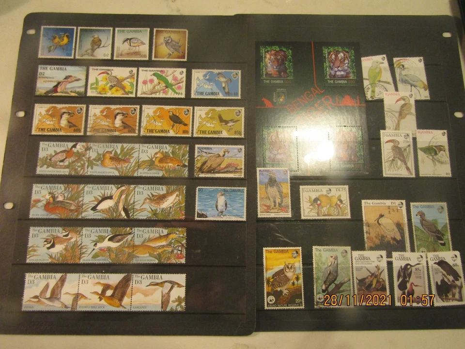 WILDLIFE ANIMALS BIRDS (MAINLY COMMONWEALTH) 900+ STAMPS 19 MINISHEETS 42 HAGN - Image 3 of 4