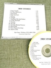 3rd Storee          **RARE PROMO CD**        ...