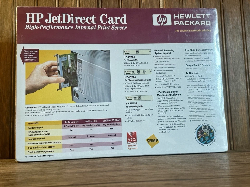 HP JetDirect Card High-Performance Internal Print Server J2550A - Image 2 of 4
