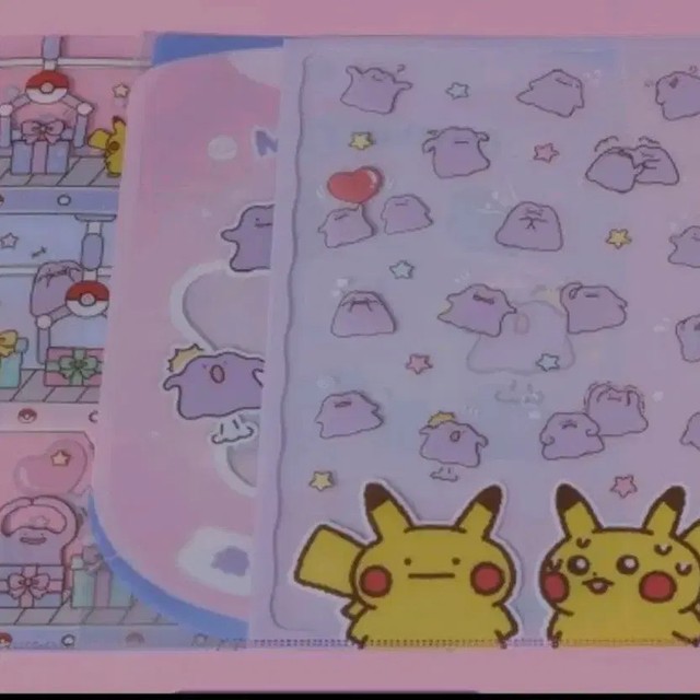 Jamsil Pop-up Metamon Clear File 3-Pack Official