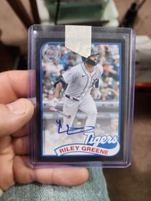 2024 Topps Series 2 - Topps Baseball Autographs Riley Greene 89BA-RG Black /199 