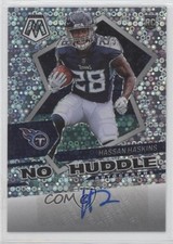 2022 Panini Mosaic Auto No Huddle Hassan Haskins #ANH-HH Auto 0s55