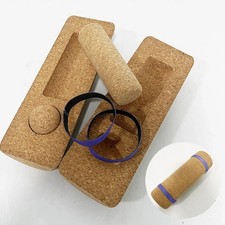 Kork Balance Board Wobble Board Fußroller Knöcheltraining Yoga Balance