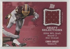 2011 Topps Rising Rookies Draft Selections Swatches Chris Cooley #DSS-CC z5i