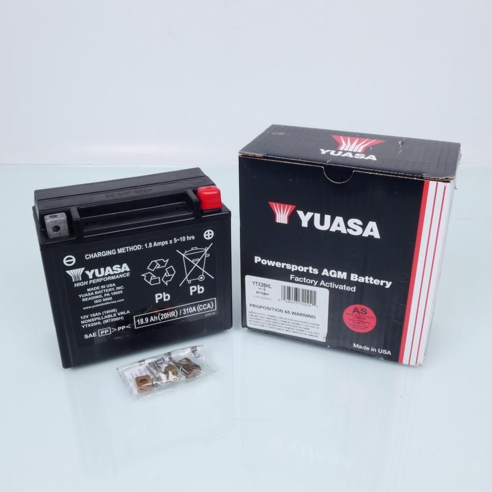 Batterie moto Yuasa SLA 12V pour Triumph 1200 Tiger XR 2015-2020