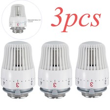 3pcs Thermostatkopf Heizkörper Regler Thermostat Kopf Heizung Ventil M30 x 1,5