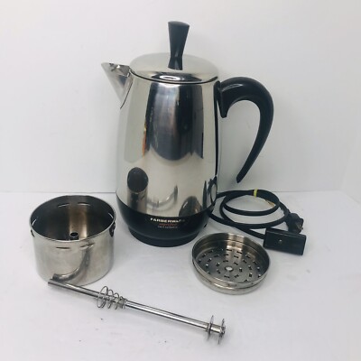 Vintage Farberware Superfast 2-8 Cup Electric Percolator Coffee