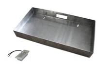 Frenched 1.75" 16ga Steel License Plate Box with Free LED Light