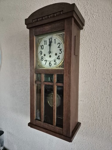 Junghans 111 años reloj de pared Westminster golpe (0692) - Imagen 5 de 15