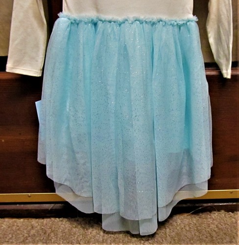 Cat & Jack Toddler Girls Unicorn Tulle Long Sleeve Tutu Sequin Dress Blue 18MOS - Picture 4 of 8