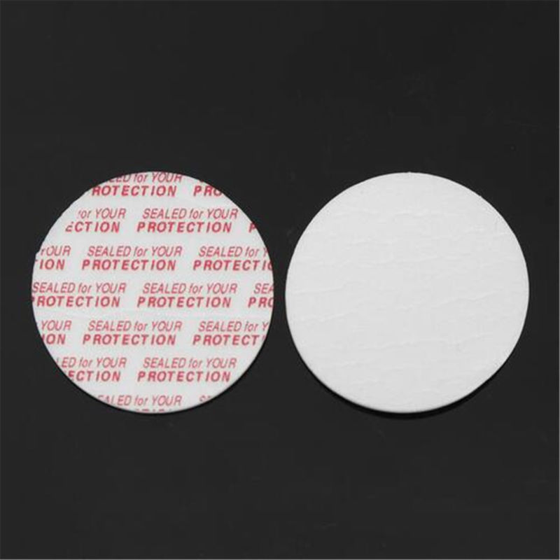 100Pcs Foam Safety Tamper Seals Jar Bottle Press Seal Cap Liners 48/58