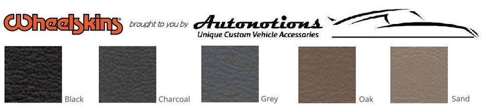 福特皮革方向盘套 - 正品牛皮 5 色选项车轮皮 — 第 2/4 张图片