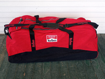 Vintage Marlboro Unlimited X Large Duffle Bag with Wheels 36X14