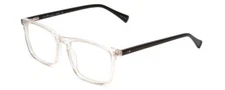 Ernest Hemingway 4833 Unisex Cateye Eyeglasses in Clear Crystal/Gloss Black 52mm