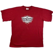Las Vegas Nevada Shirt AND1 Men's Size XL Red Tshirt A101