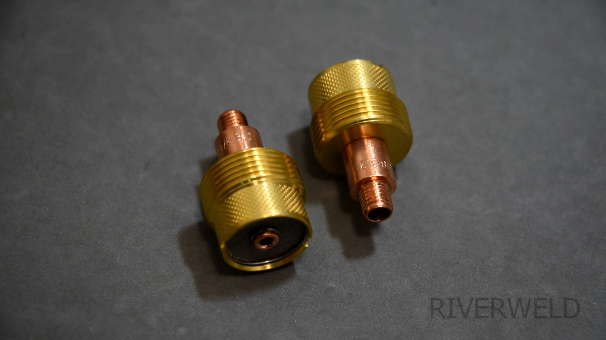 Lot De 5 Corps De Collier Lentille à Gaz Pour Soudage TIG - Réf. 45V45, Compatibles Torches WP 9/20/25