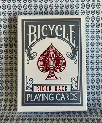 Bicycle Rider Back - Theory 11 Titanium Steel Blue 2011 - Playing Cards #PC236