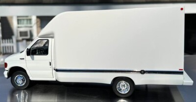 Ford E-350 Diecast Cargo Van w Driver Figure 1/24 Scale G Scale | eBay