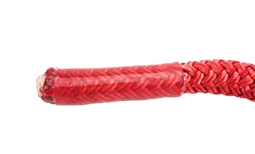 2 x Red Dockline Double Braid on Braid Polyester Mooring Rope Dockline 10mm - Imagen 7 de 8