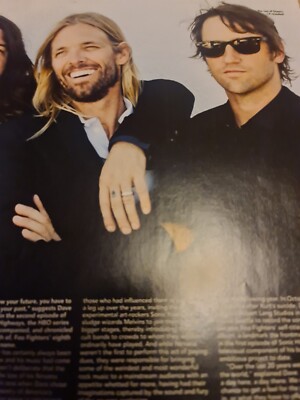 TAYLOR HAWKINS FOO FIGHTERS A4 PAGE POSTER KERRANG  MAGAZINE
