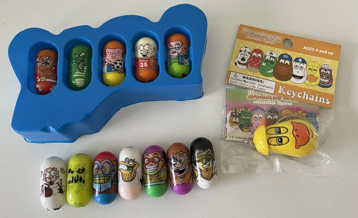 Group of Collectible Vintage Mighty Beanz Jumping Beans