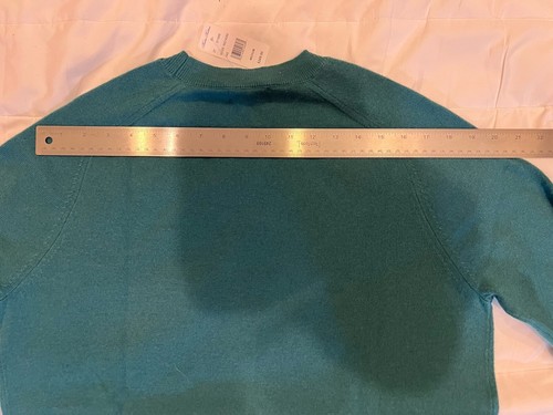 NEW Brooks Brothers Men's 50% Cashmere/50% Wool Crew Neck Sweater Green M - Picture 8 of 10