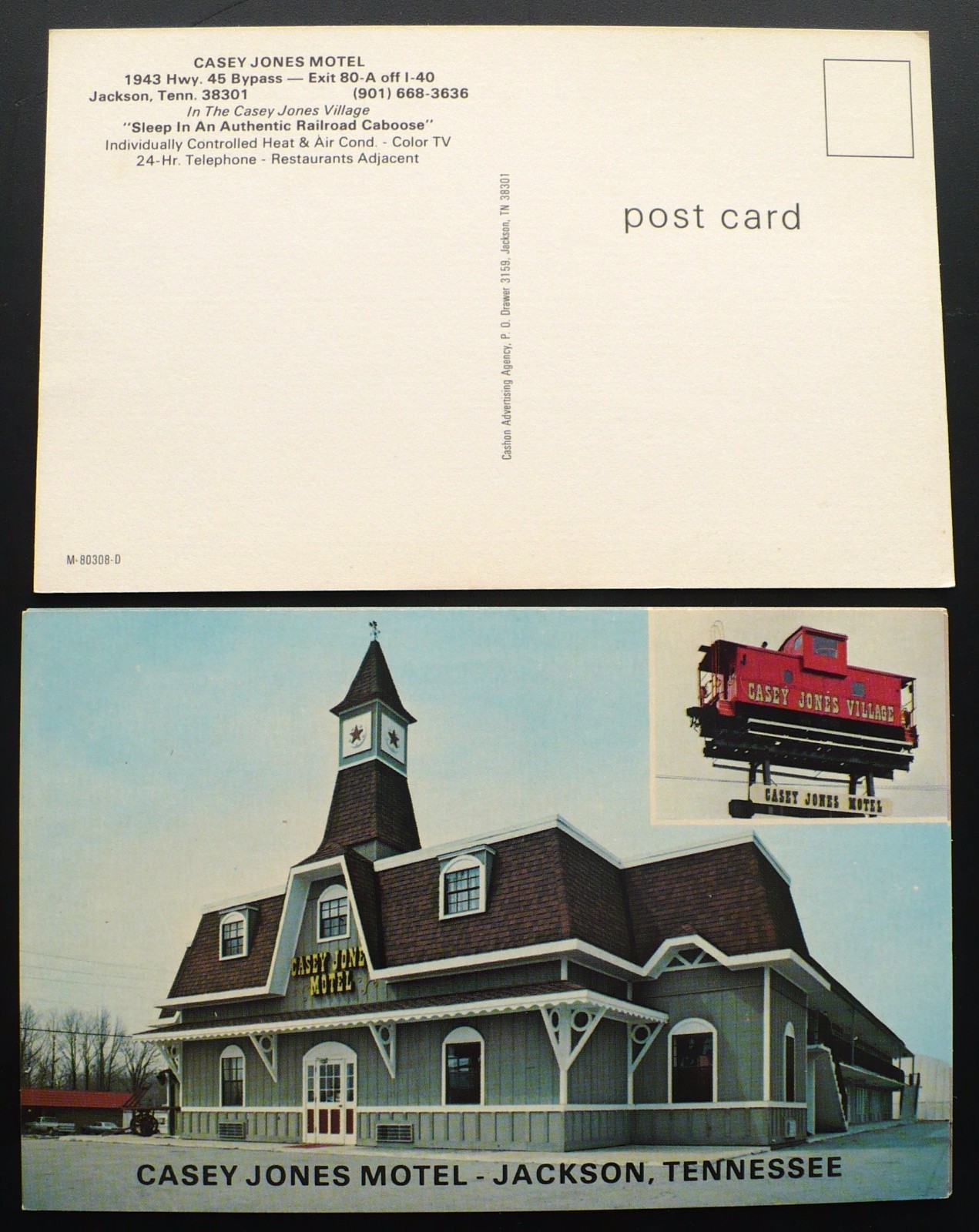 1960s Casey Jones Motel, Hwy. 45 Bypass Sign, Jackson Tennessee eBay