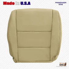 For 2008 - 2012 Honda Accord PASSENGER Bottom Replacement Leather Seat Cover Tan