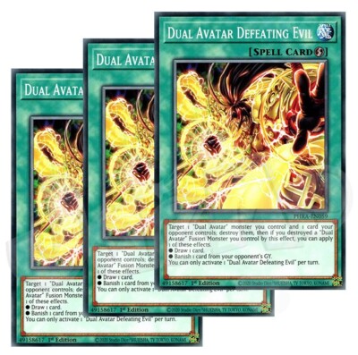 the devil's avatar yugioh card Dual Avatar Defeating Evil - Phantom Rage