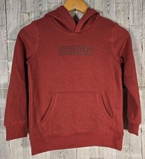 OshKosh Hoodie 8 Boys Rust Color Pullover Sweatshirt Front Pockets NEW
