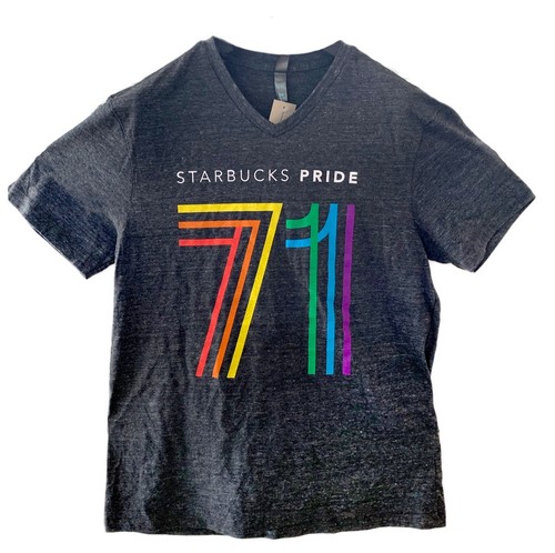 Starbucks Pride 71 Rainbow tee T-shirt 