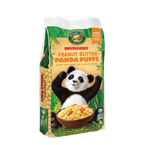 Envirokidz Organic Gluten Cereal Peanut Butter Panda Puffs 25 Ounce