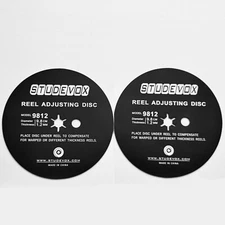 2x Trident NAB Adapter 98mm*1.2mm Spacer For Reel to Reel Tape Recorders