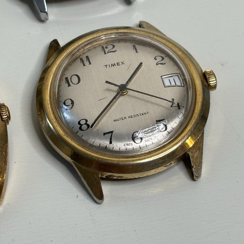 BROKEN Vintage Wrist WATCH Lot Parts Only - Timex Q Quartz Indiglo MCM Dynabeat - Picture 5 of 6