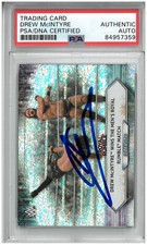 DREW MCINTYRE SIGNED AUTOGRAPH SLABBED WWE 2021 TOPPS CARD PSA  DNA