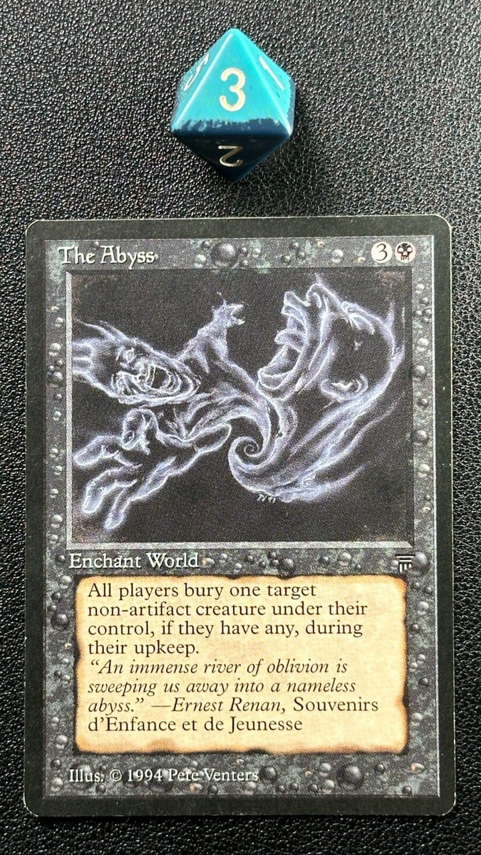 MTG the Abyss レジェンド 英語版 MTG The Abyss Legends English Lightly Played | eBay