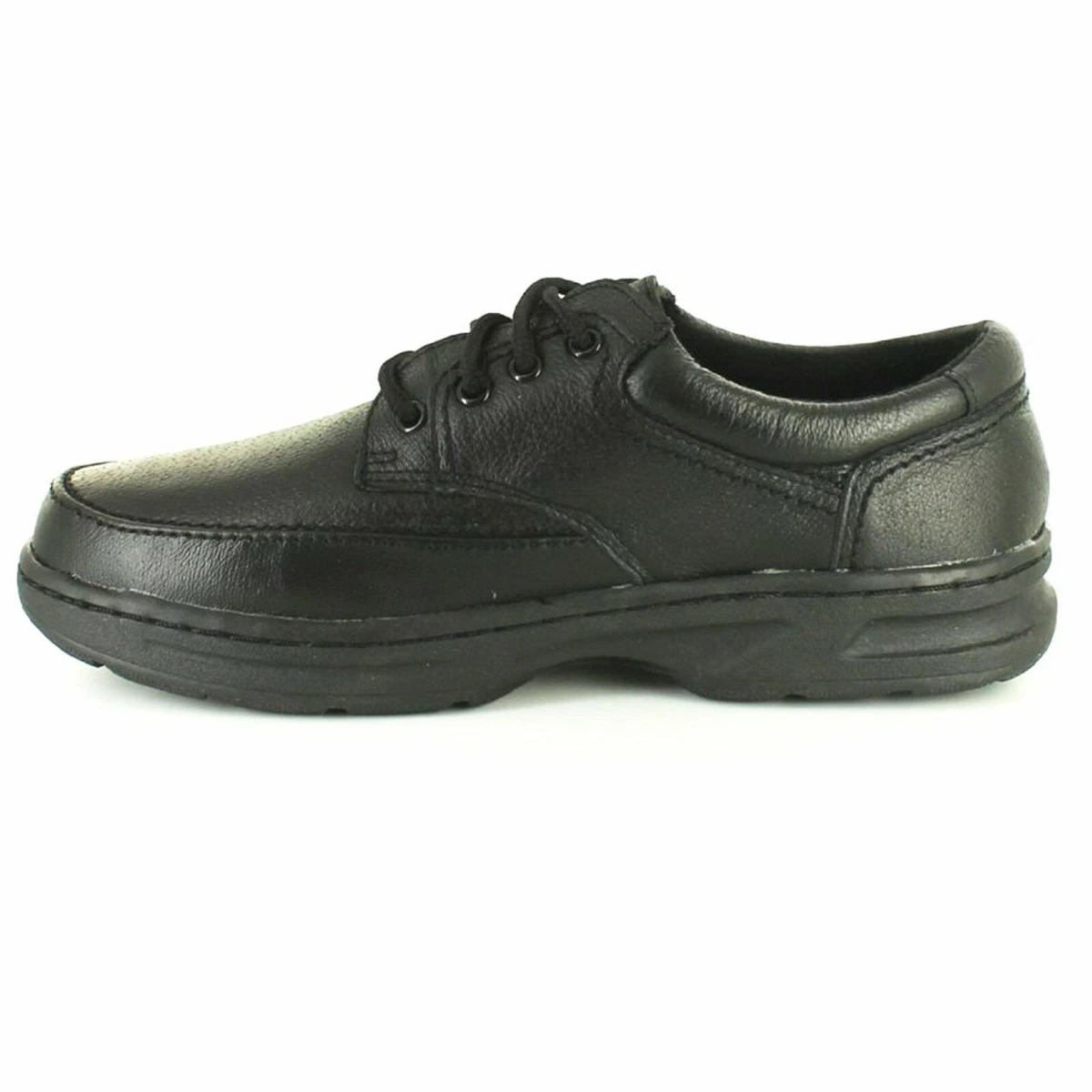 Men s Boys New Dr Keller Brian Leather Black Comfort Work School Shoes UK 6 12