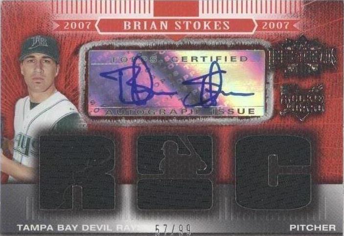 2007 Topps Triple Threads - Brian Stokes #182 - 1 of 1