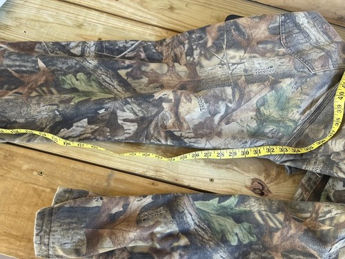 Rattlers Brand Camouflage Bib Overalls Coveralls Pants Made in USA Large - Picture 6 of 6