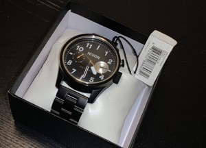 Nixon Watch Men Sms Safari Deluxe All Black Ebay