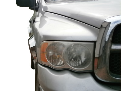 DODGE RAM Bj 2002-2009 Radlauf Zierleisten Chrom Satz 4 Stück Vorne Hinten Kit