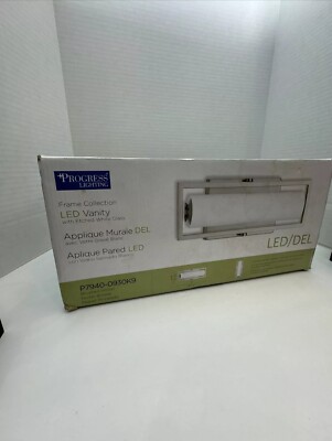 Progress Lighting Frame 12 in LED Vanity Brushed Nickel P7940-0930K9