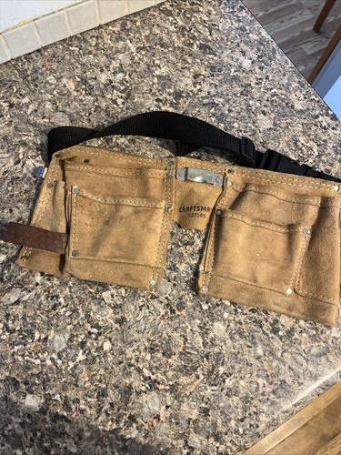 Carpenters Tool Belt - Professional Choice Genunine Leather No. 1427X 6 Pouches