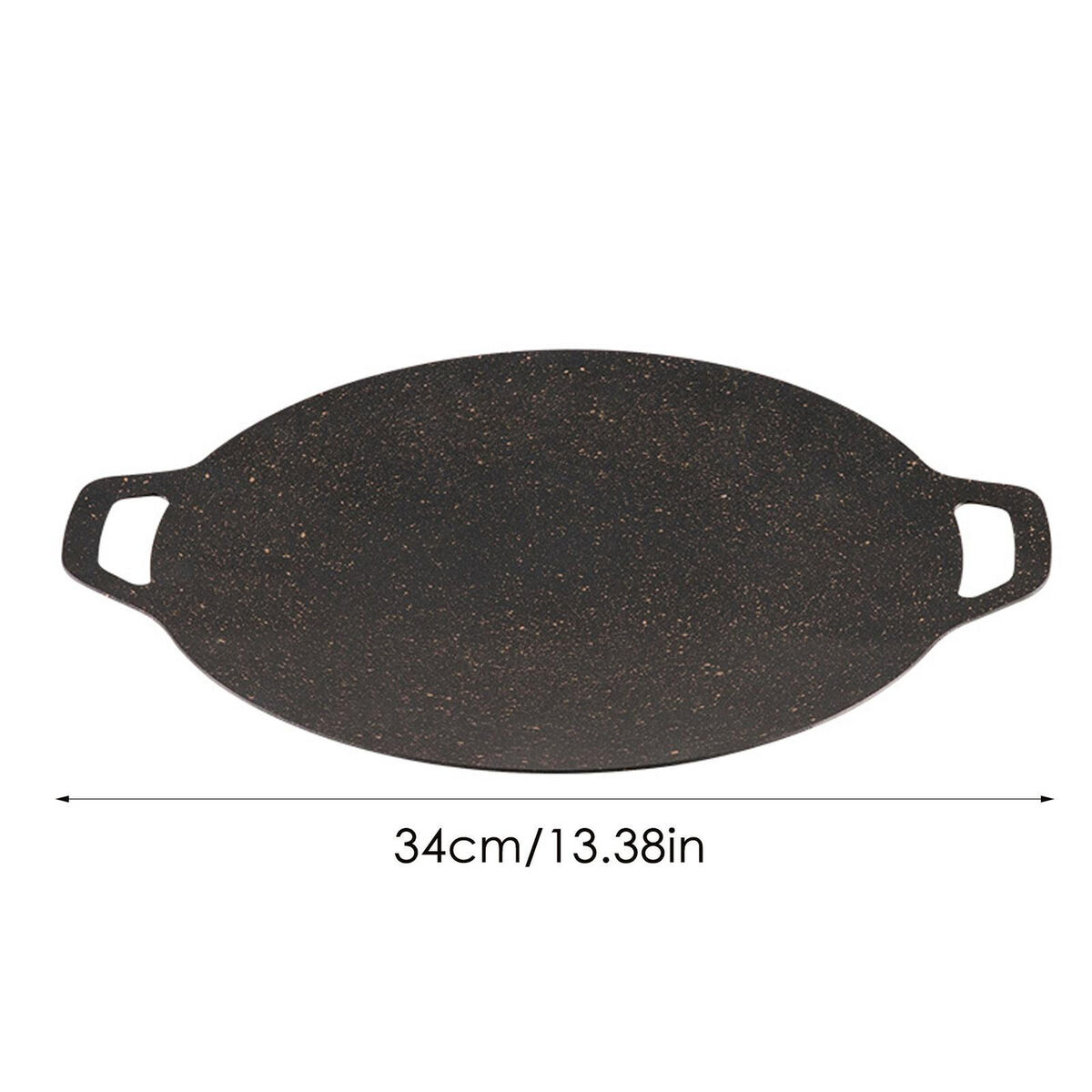 Korean Barbecue Grill Pan Round Induction Griddle Pan Camping for