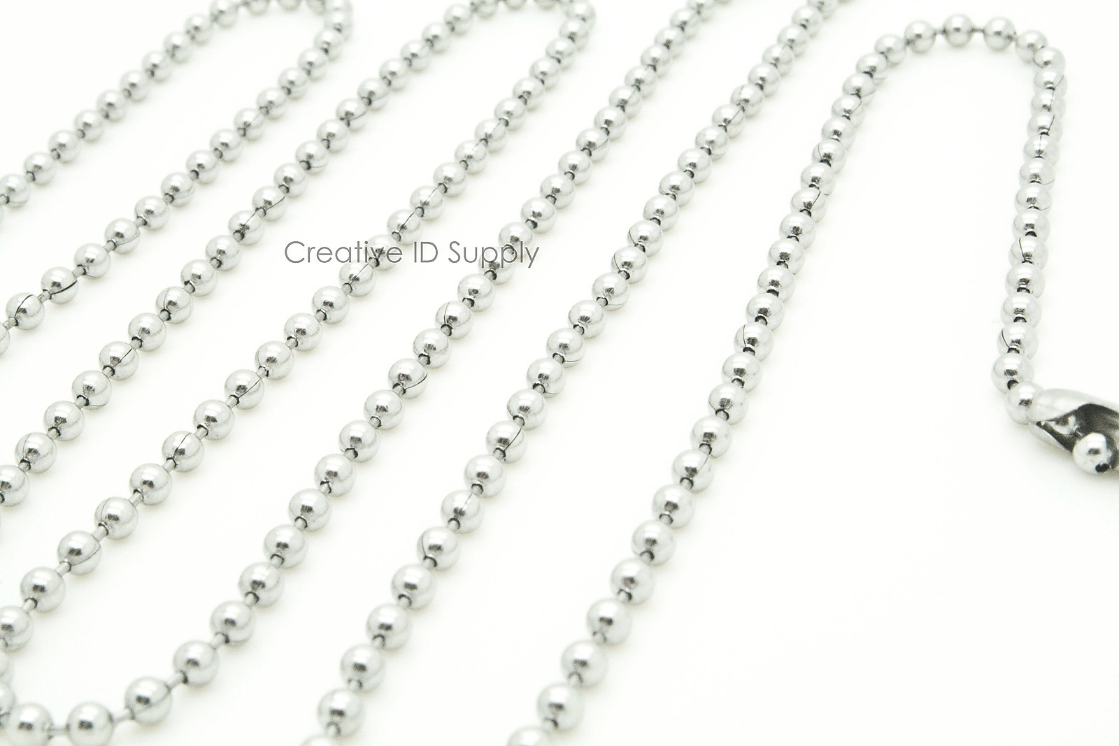 LOT 25 PCS HIGH QUALITY STAINLESS STEEL BALL CHAIN NECKLACES 30" - 2.4MM BEAD